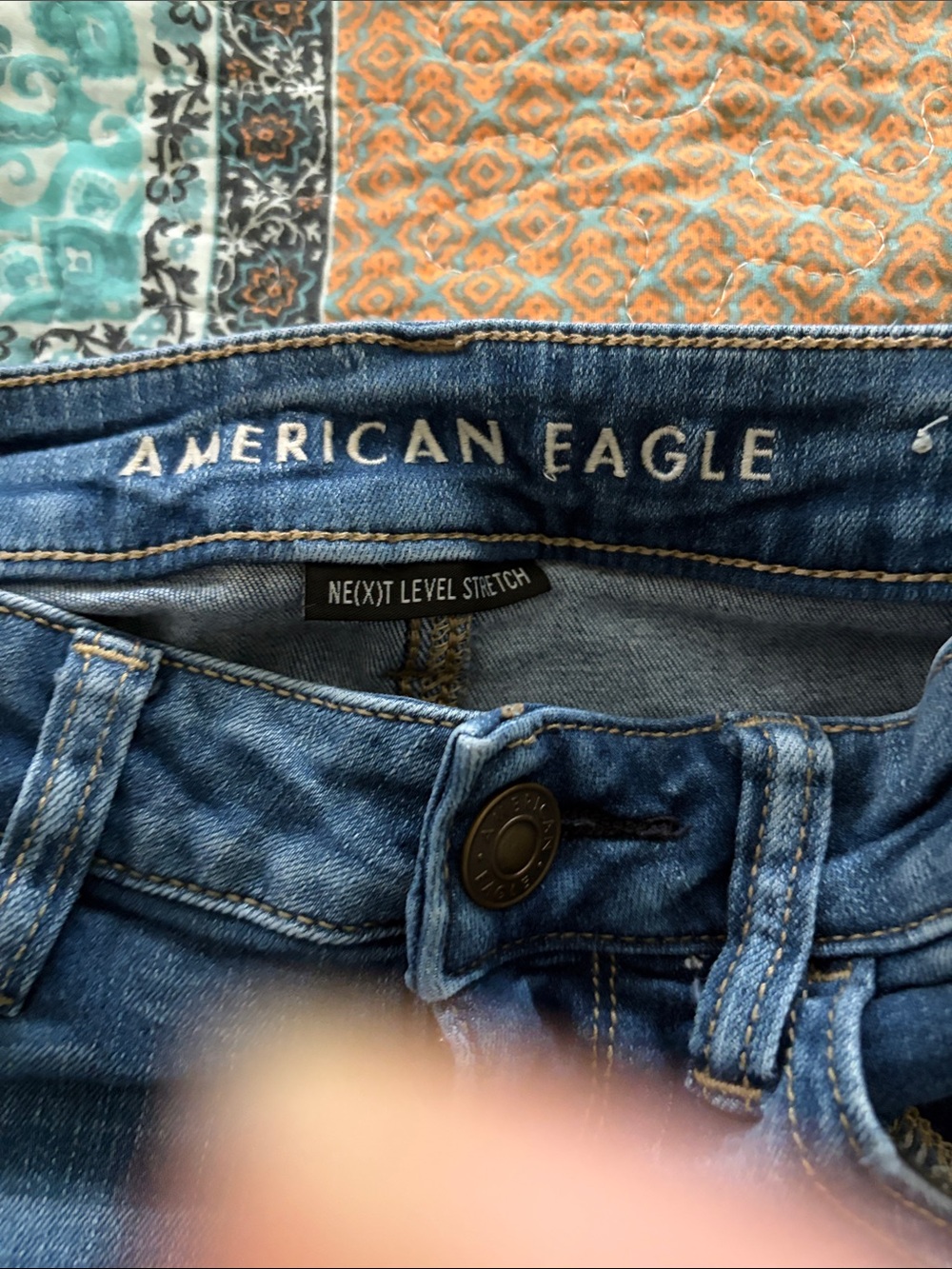 American Eagle Outfitters Women’s Medium Blue Stretch Jeggings